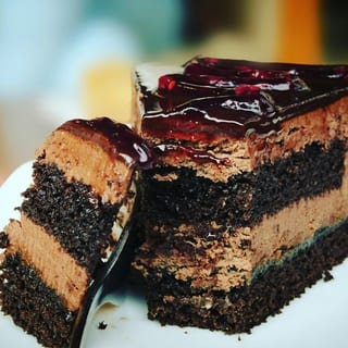 CHOCOLATE FUDGE LAYER CAKE