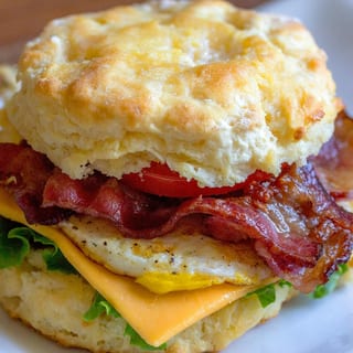 BISCUIT EGGS SANDWHICH