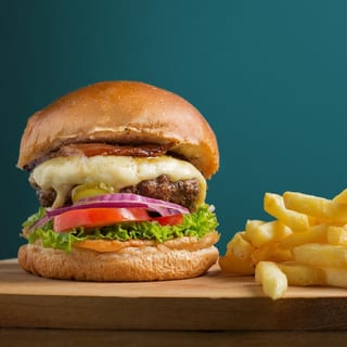 PARMESAN CRUSTED BURGER